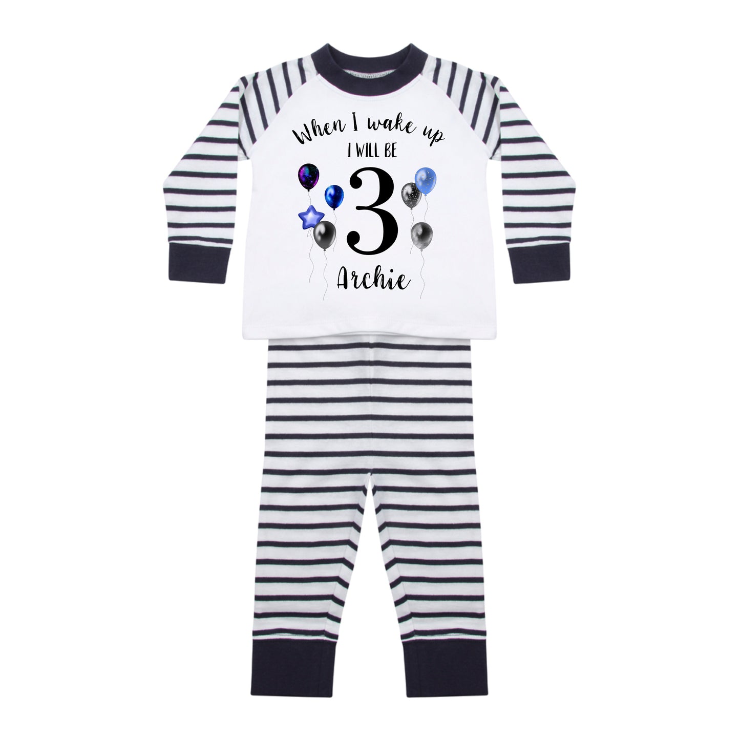 Children's personalised birthday pyjamas - VARIOUS DESIGNS