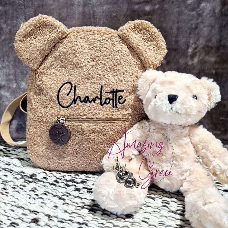 Personalised Bear Backpack