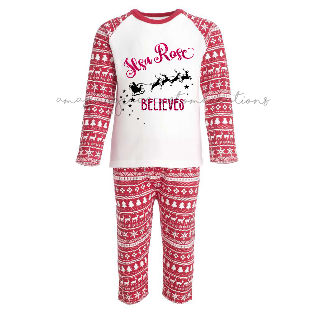 Children's personalised pyjamas (cotton) - VARIOUS DESIGNS