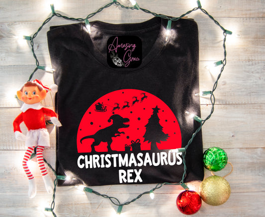 Children's Christmas T-Shirt/Sweatshirt/Hoody -  CHRISTMASAURUS REX