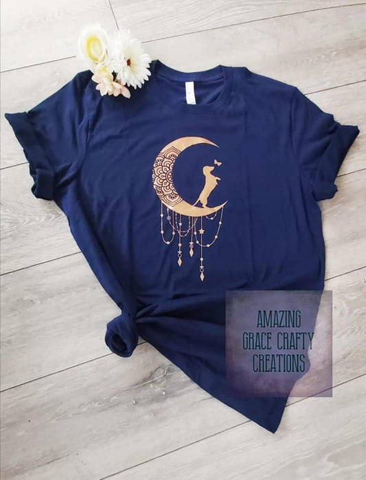 T-Shirt Dachshund boho chic