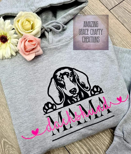 Hoody DACHSHUND MAMA" - SHORT HAIRED"