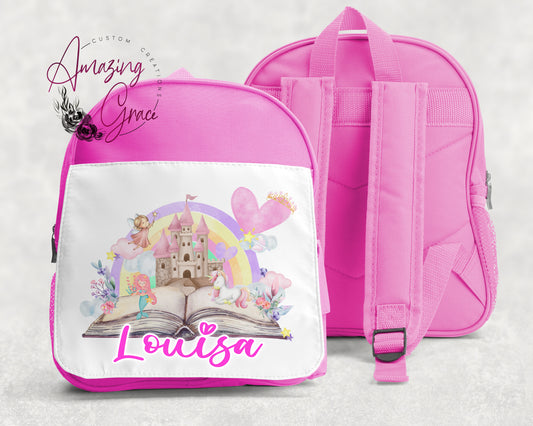 Personalised Children's Backpack - Fairytale