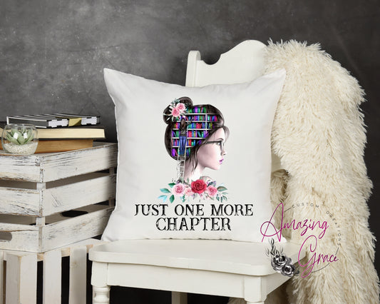 Reading design printed cushion