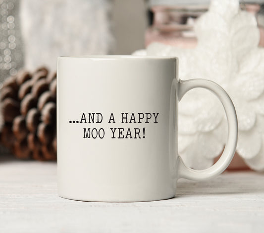 Christmas mug HEIFFER MERRY CHRISTMAS