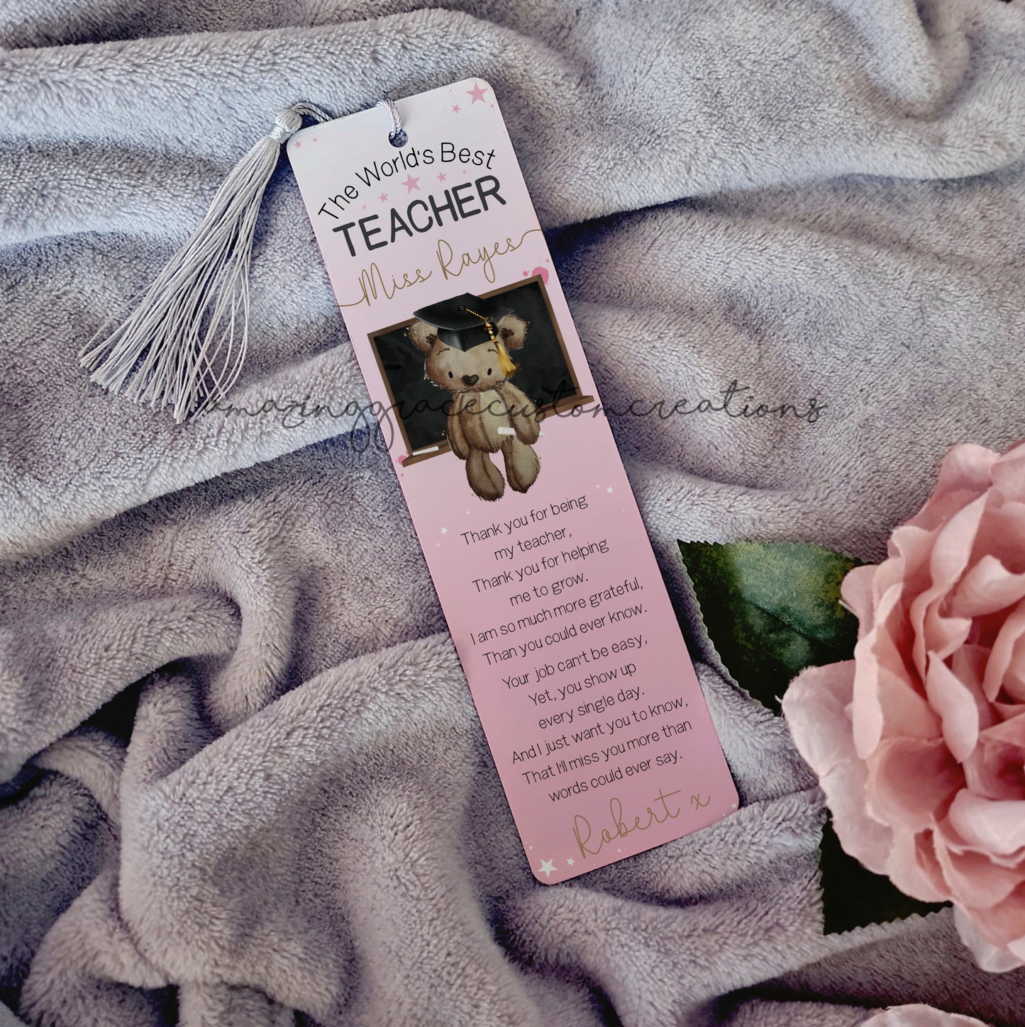 "Best Teacher" bookmark