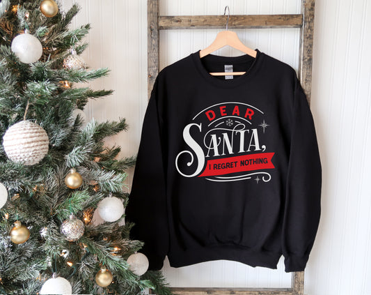 Children & Adults Christmas sweatshirt I REGRET NOTHING