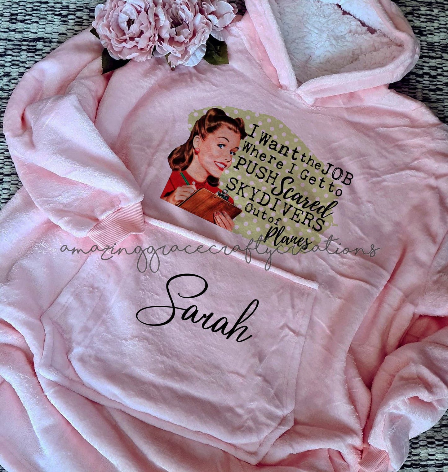 Oversize Supersoft snuggle hoodies- RETRO HOUSEWIVES