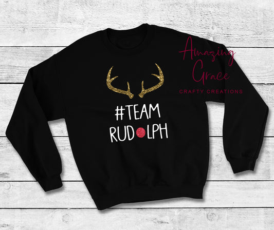 Children & Adults Sweatshirt TEAM RUDOLH