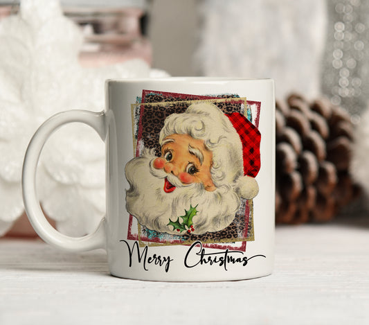 Christmas mug VINTAGE SANTA