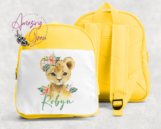 Personalised Children's Backpack - Safari